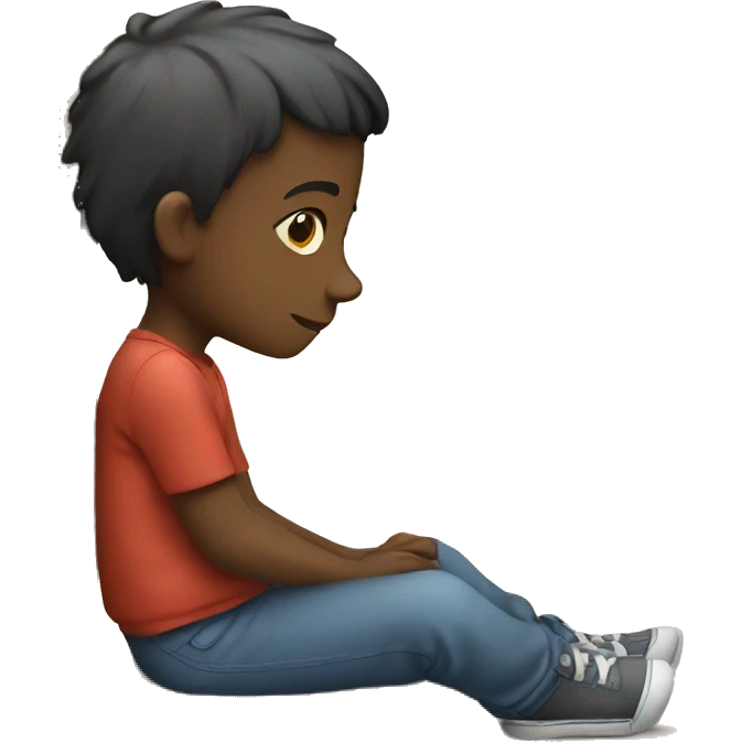 child sit and wait emoji
