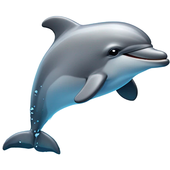 Dolphin dancing emoji