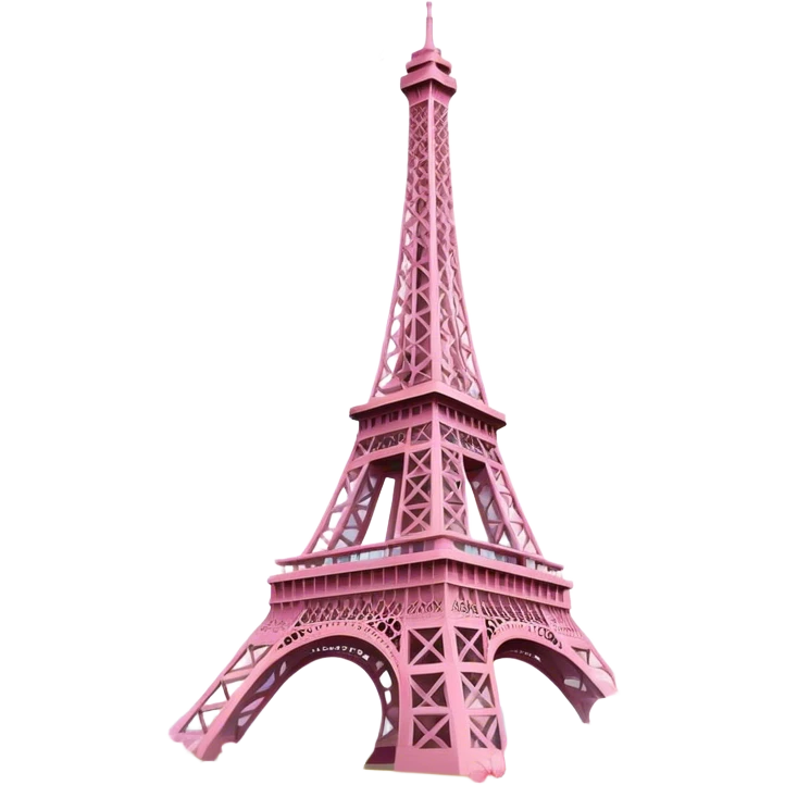 Eiffel Tower with cherry blossoms  emoji