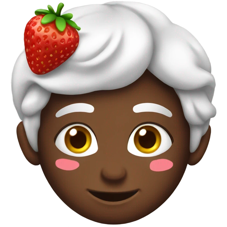 Fresas con chocolate  emoji
