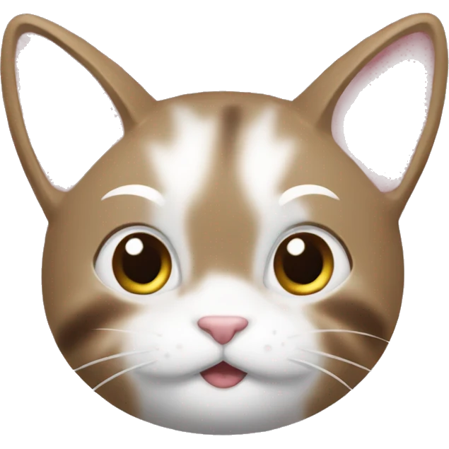 뚱뚱한 얼룩 고양이 emoji