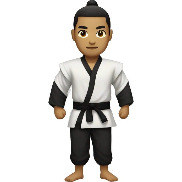 kung fu costume emoji