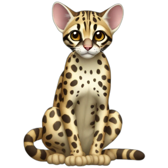 Margay Cat Full Body emoji