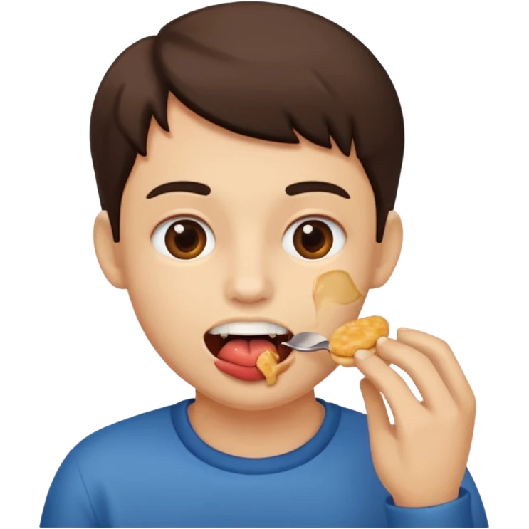 Give me someone eating  emoji