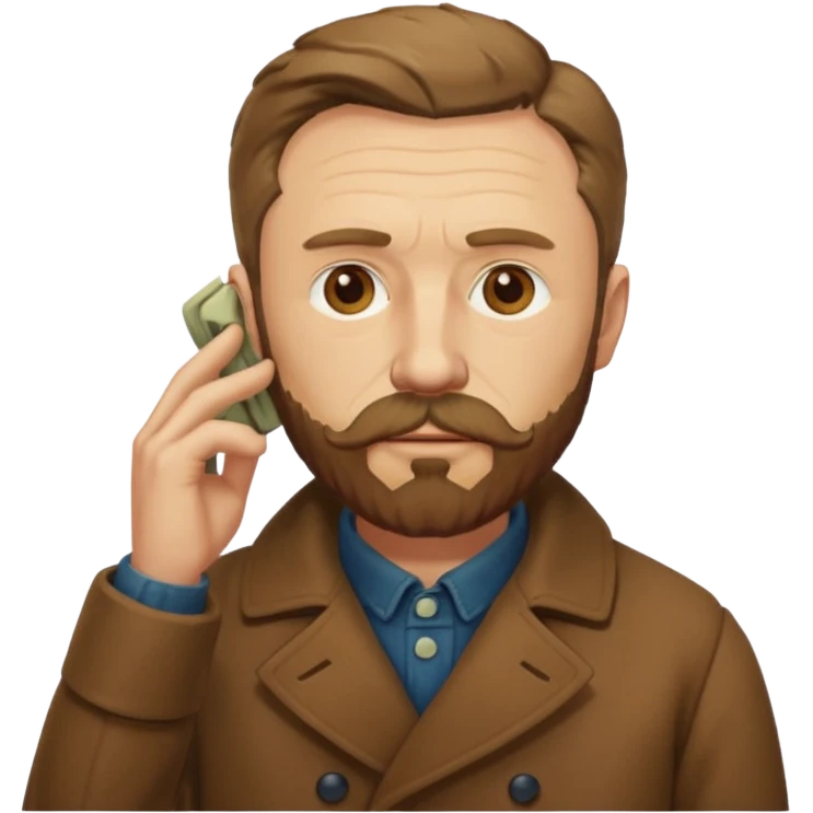 vincent van gogh holding his ear emoji