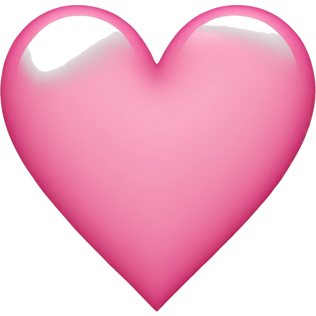 Pink heart emoji