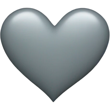 gray heart emoji