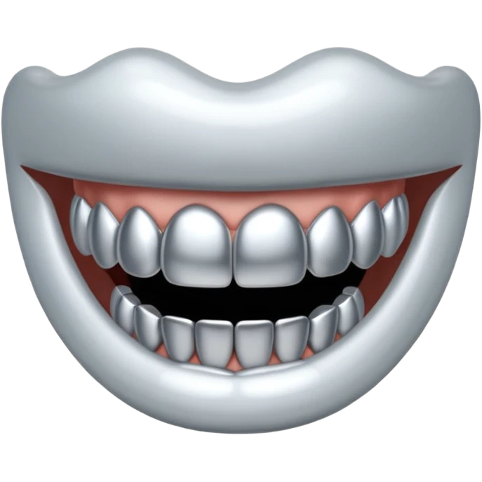 silver grillz emoji
