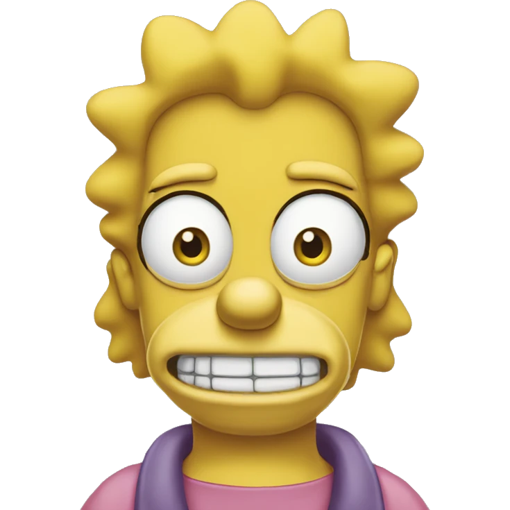 Homer Simpson Maggie Simpson  emoji