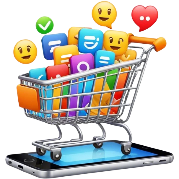 vente en ligne emoji