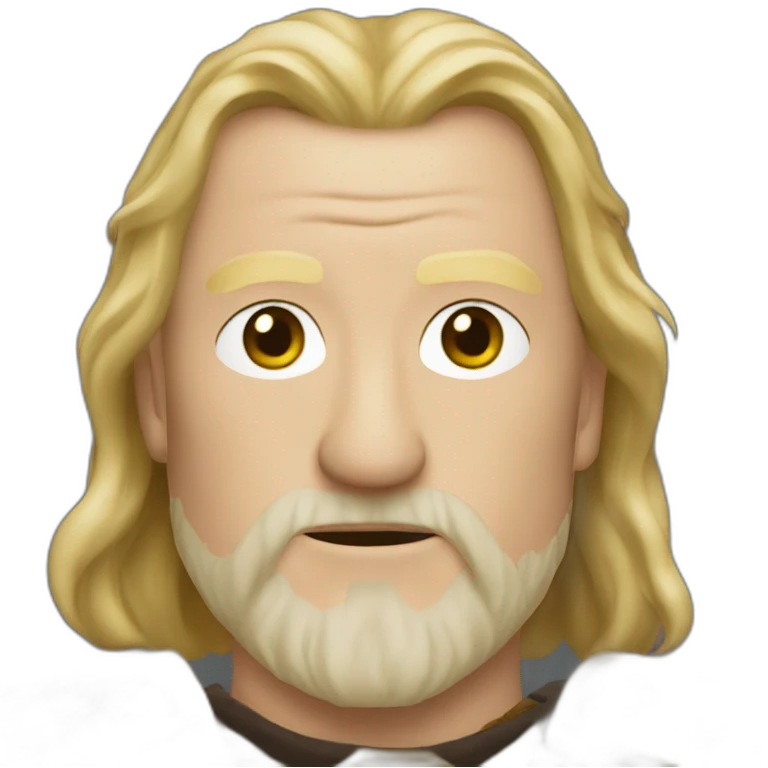 king Theoden blond hair emoji