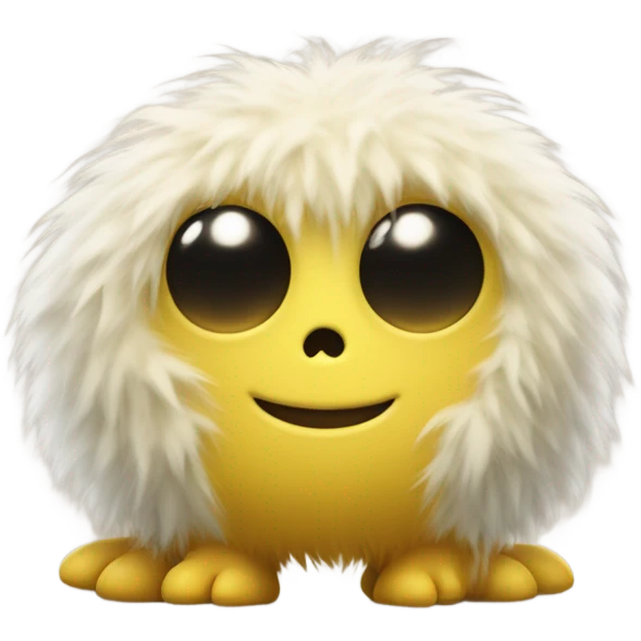 kind funny yellow baby monster emoji