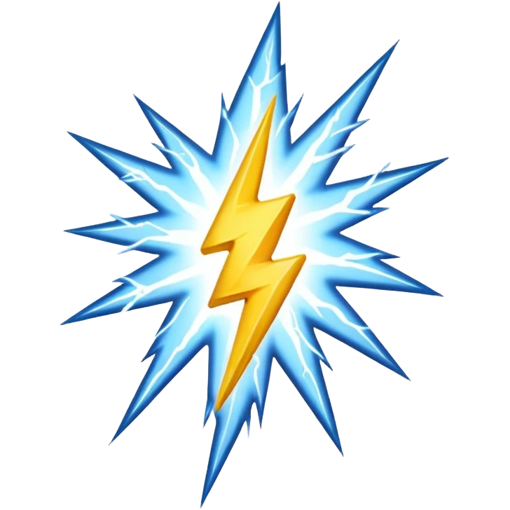 lightning emoji