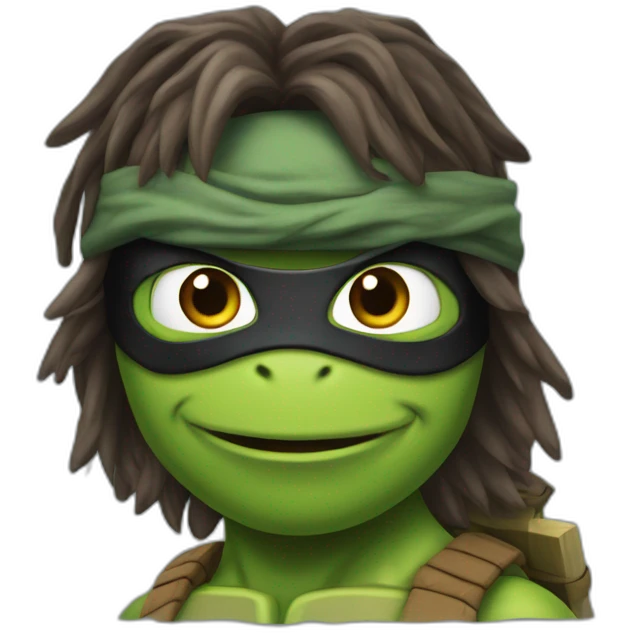 Mutant teenage ninja turtle emoji