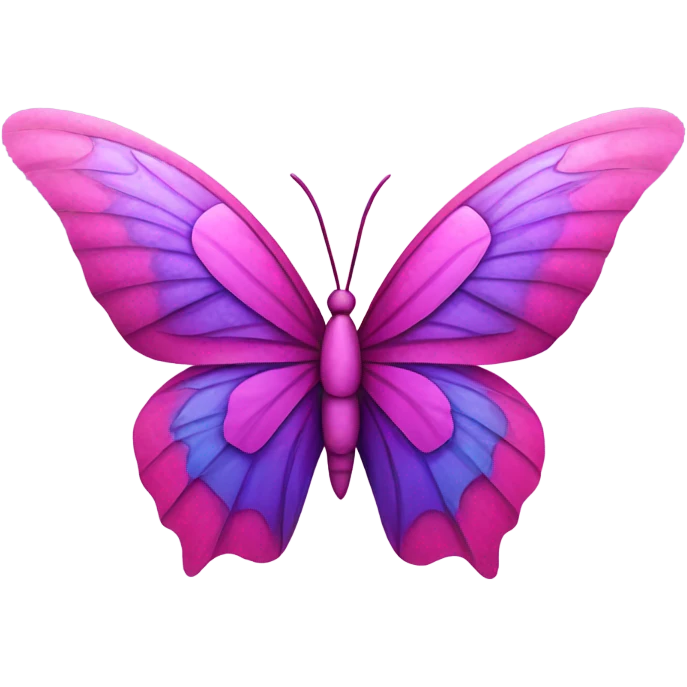 Pink/purple butterfly  emoji