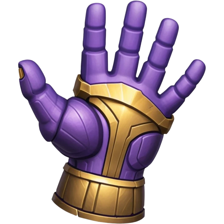 Thanos hand emoji