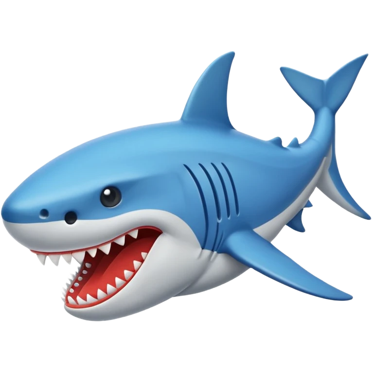 Un tiburón con tenis Nike azules emoji