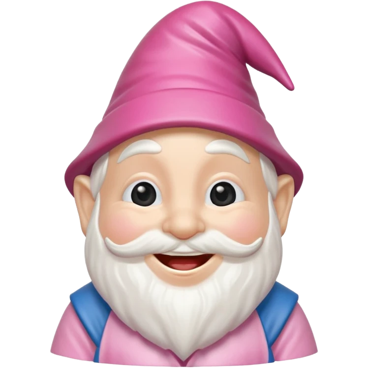 garden ornamental gnome pink emoji