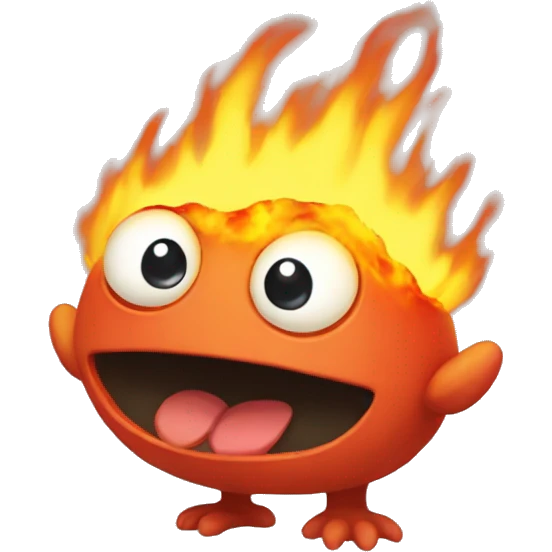calcifer studio ghibli  emoji
