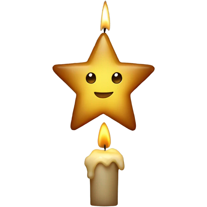 A star candle  emoji