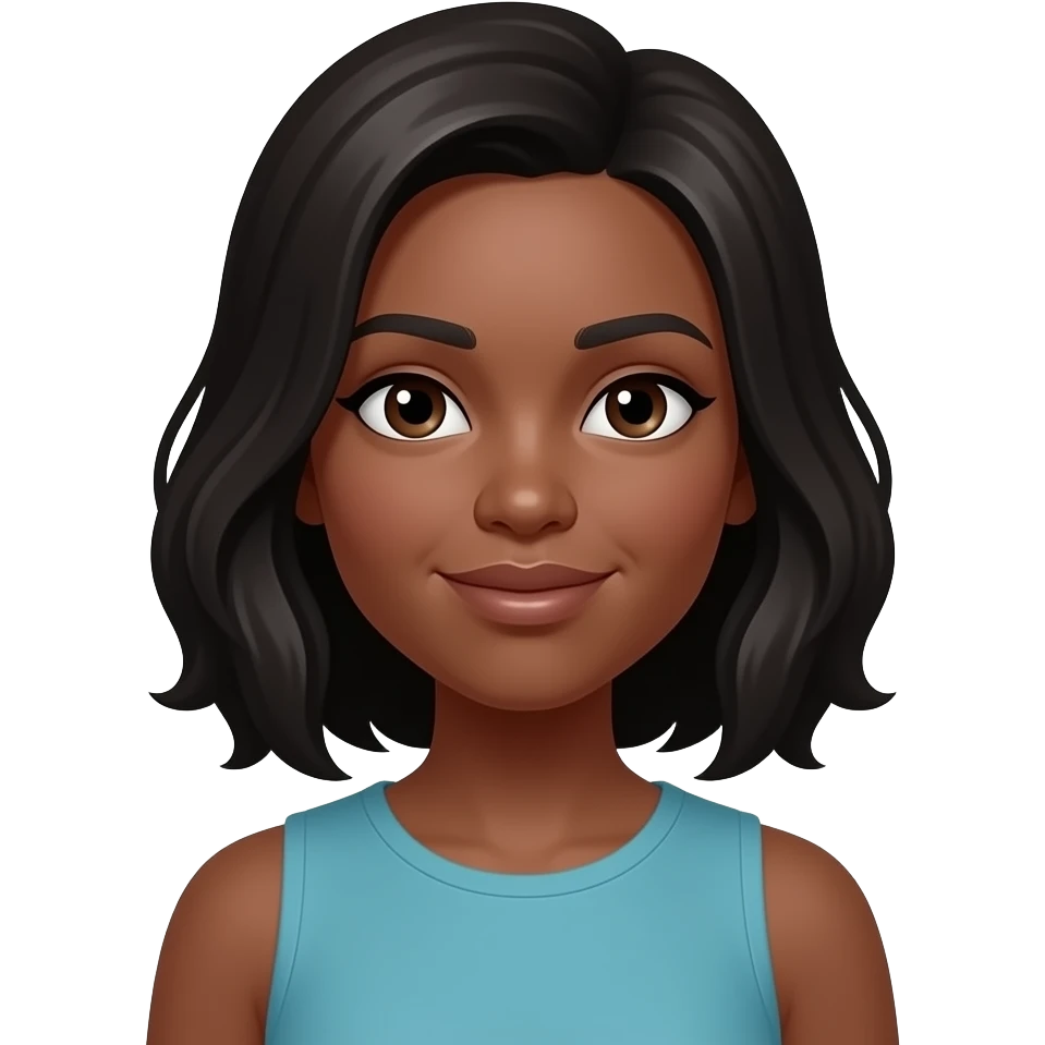 Verna black emoji
