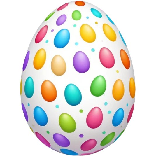 colorful easter egg emoji