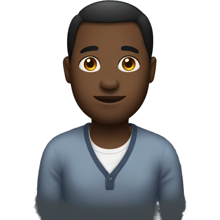 Black pregnant man emoji