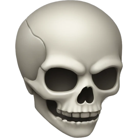 Calavera explotando de la cabeza emoji