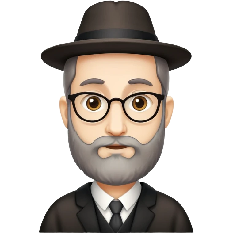 Rabbi with Shtreimle  emoji
