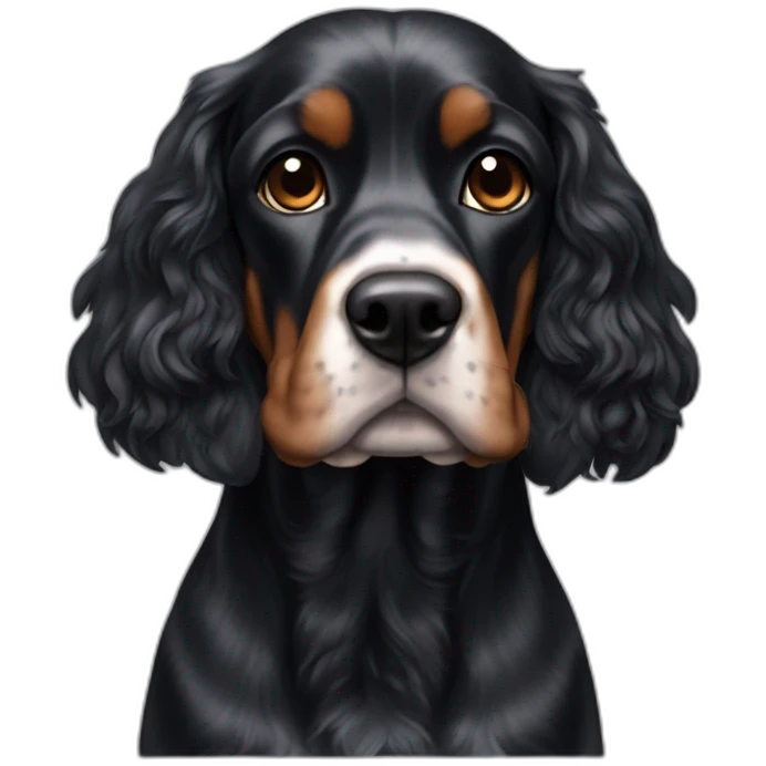 black british cocker emoji