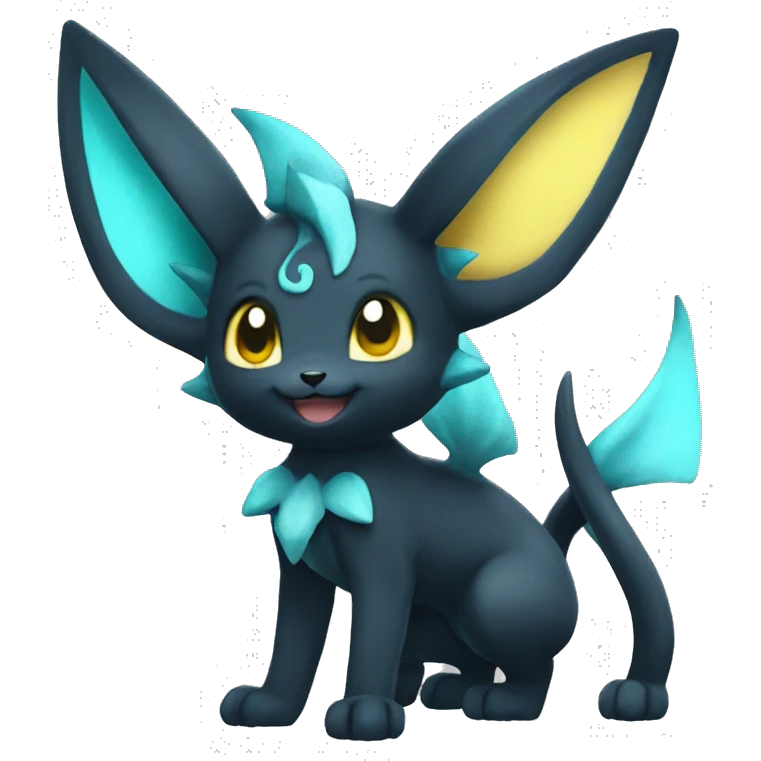 Umbreon-Vaporeon full body emoji