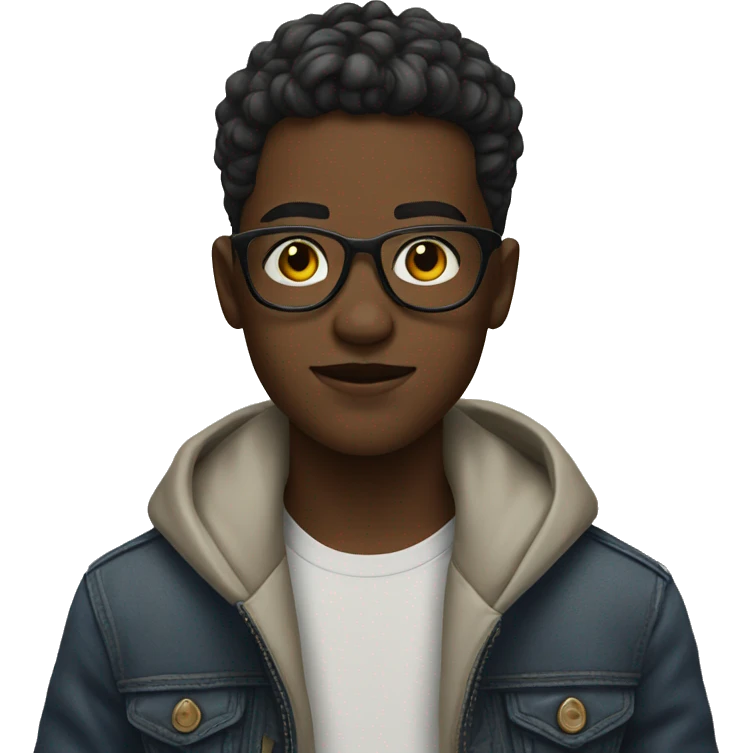 portraits of a stylish boy emoji