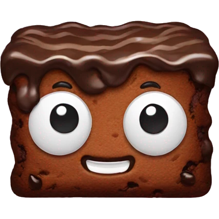 Brownie emoji