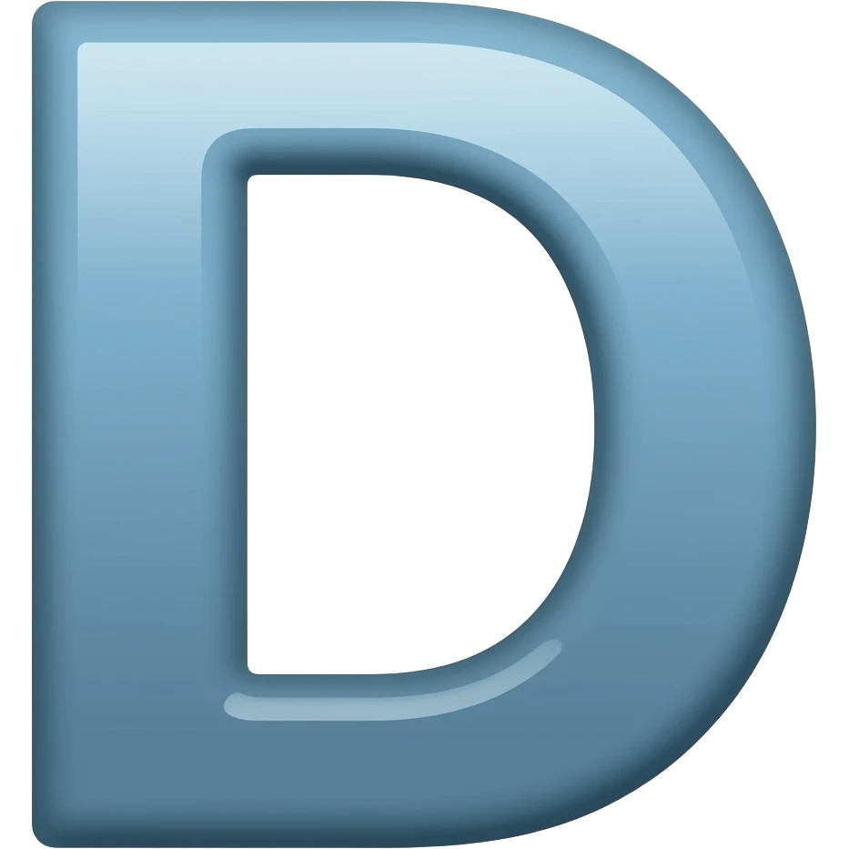 알파벳 D 이모지도 보여줘 emoji