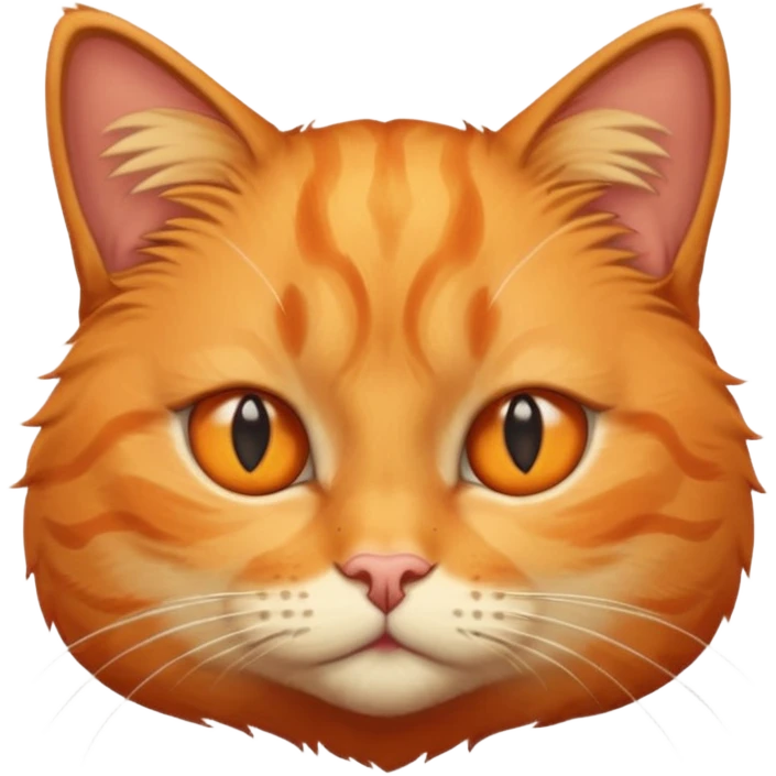 orange cat missing his right eye emoji