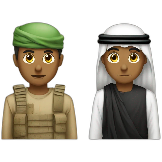 Yemen and saudi war emoji