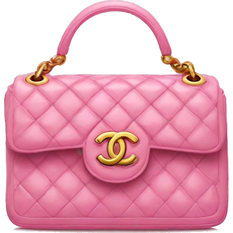 pink chanel bag emoji