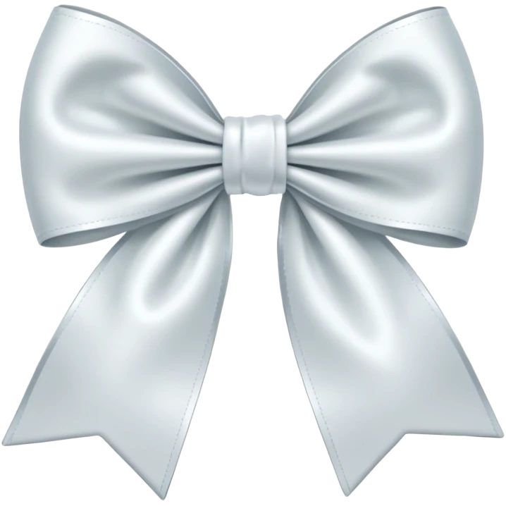 Really White bow emoji