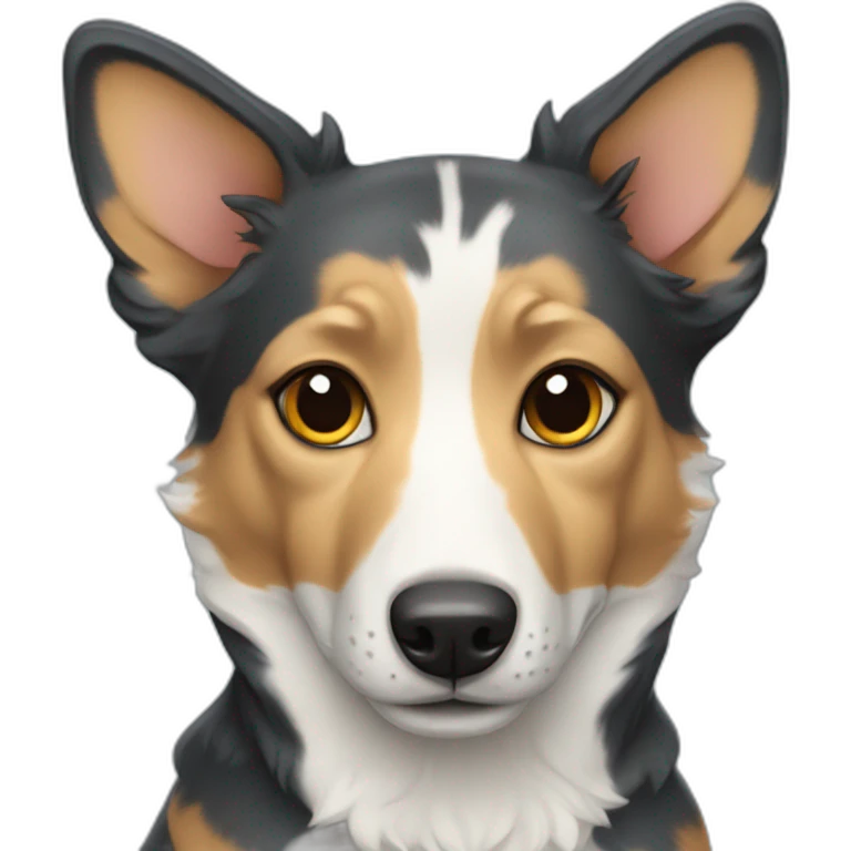 blue healer dog emoji