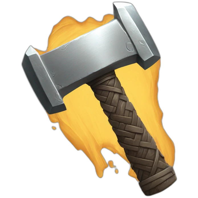 Thor hammer emoji