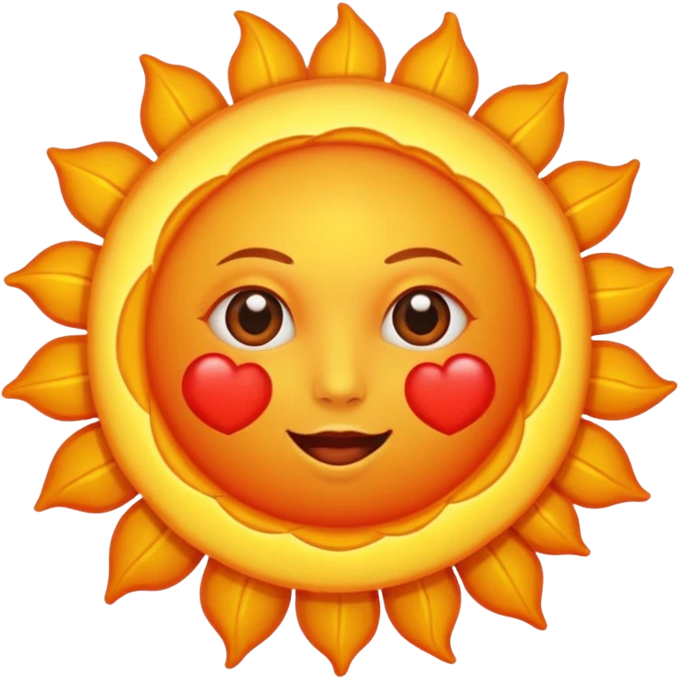 Heart + sun emoji