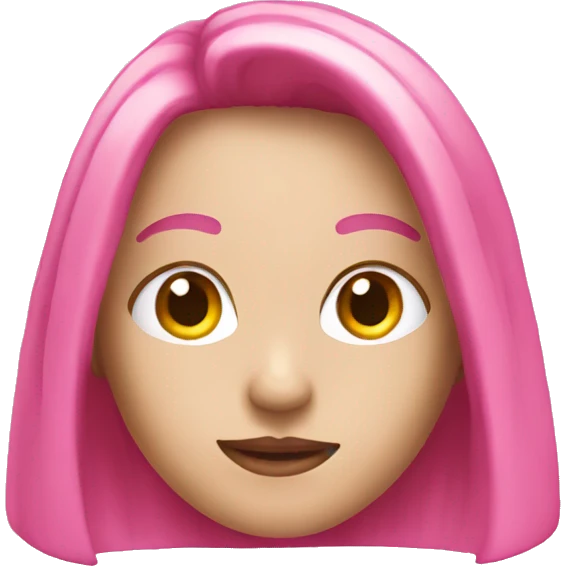 Pink emoji