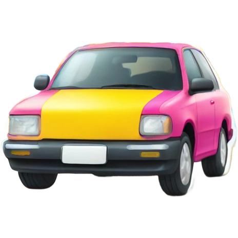 Happy car emoji
