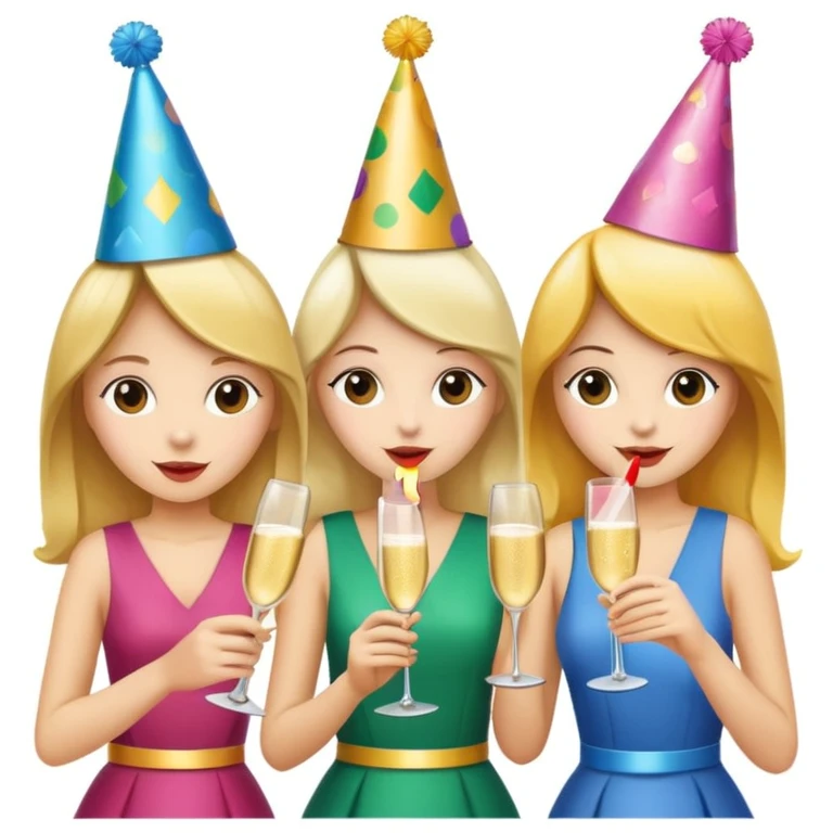 girls party in club emoji