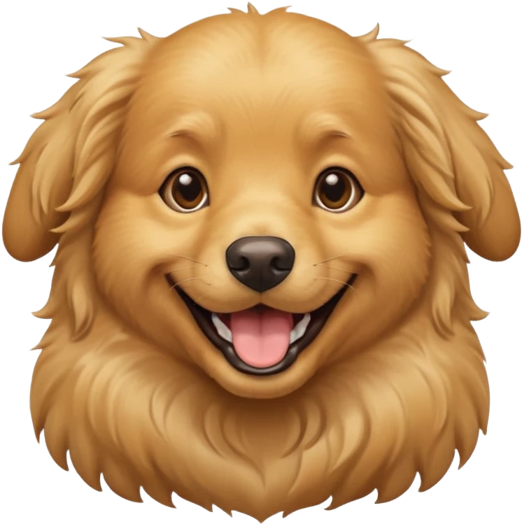 make it funny happy dog emoji