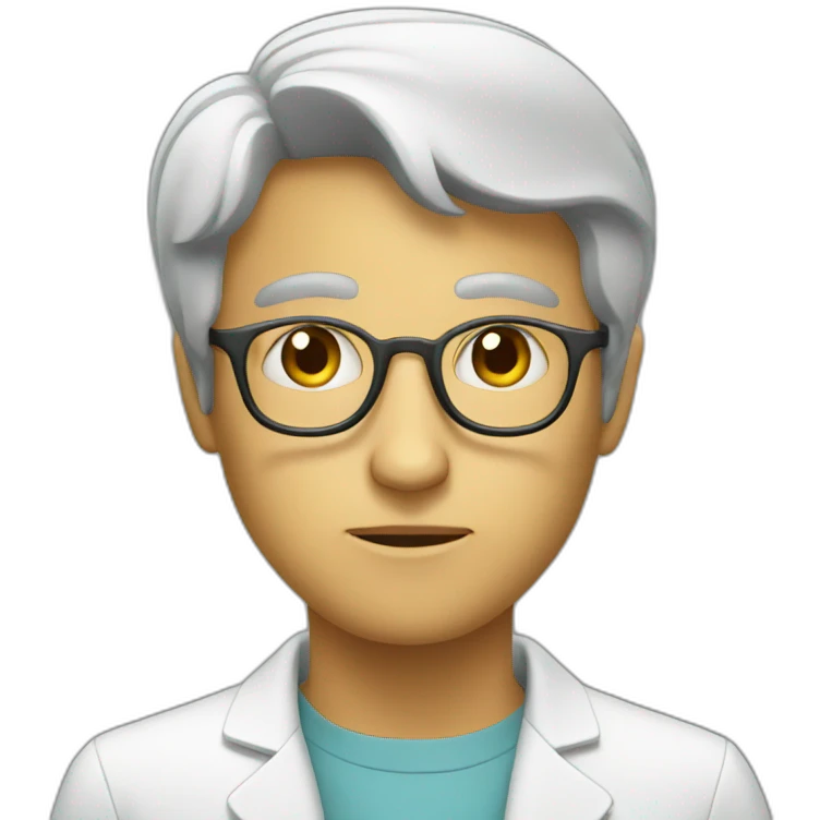 psychologist thinking emoji