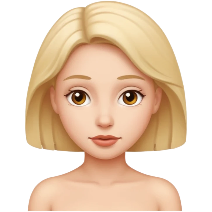 Голая женщина  emoji