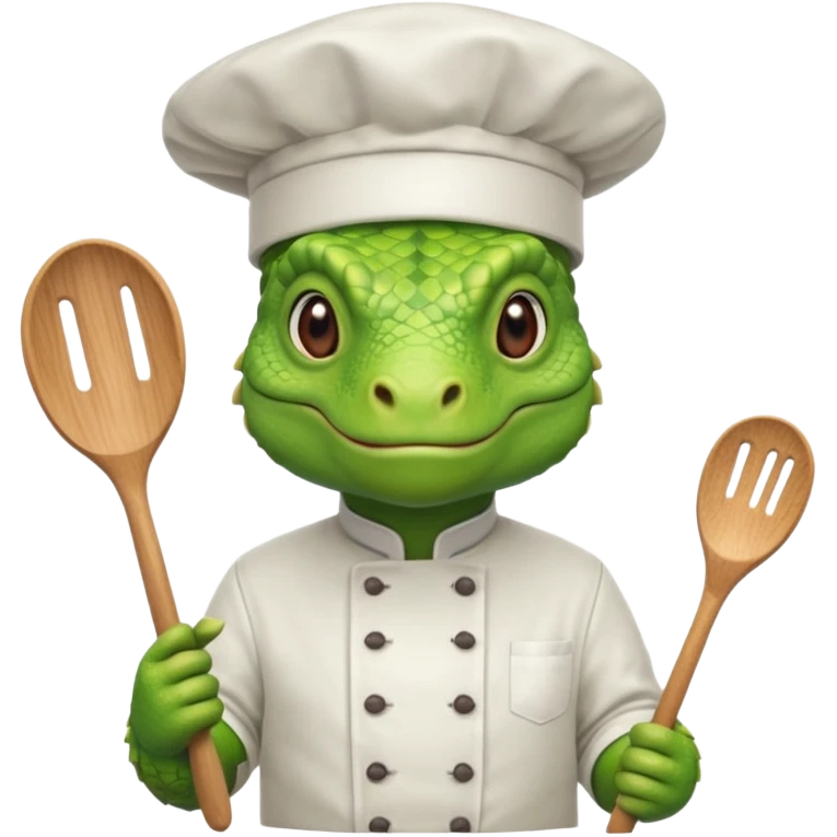 iguana chef emoji