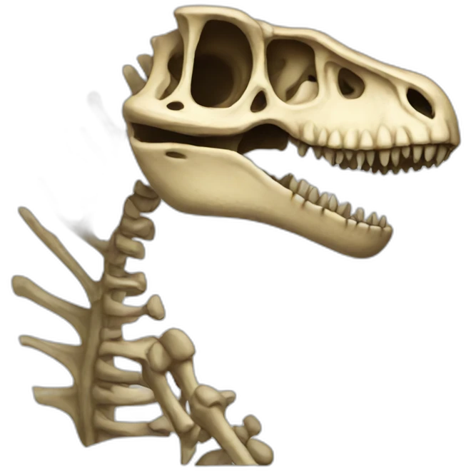 dinosaur skeleton emoji emoji