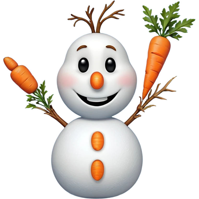 Olaf from the Frozen movie emoji